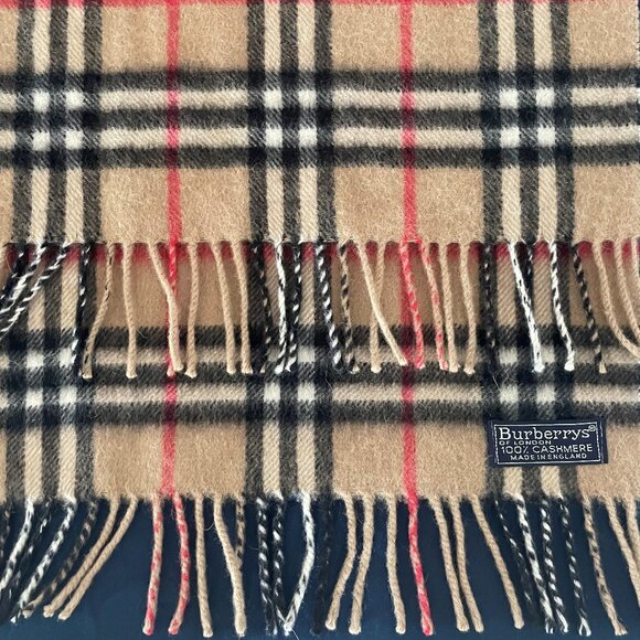 Burberry Check Wool Scarf - Picture 2 of 2